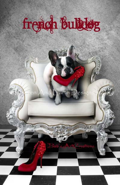 Diamond Painting Canvas - French Bulldog BV Request A Size - Click Image to Close